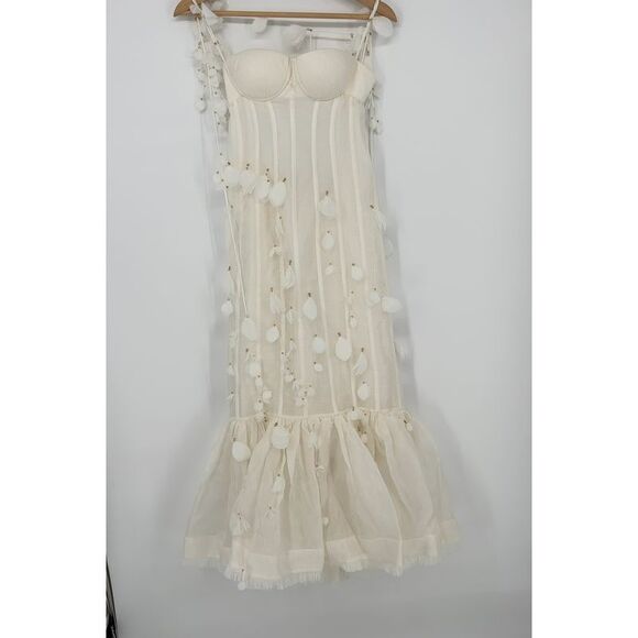 Zimmermann Dresses & Skirts - Zimmermann White Floral Mermaid Dress